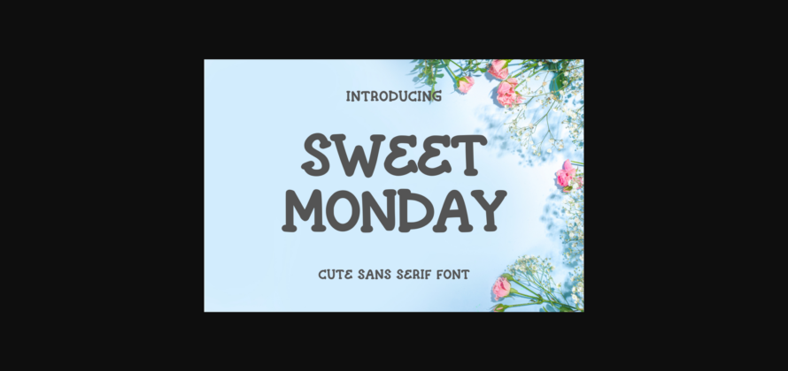 Sweet Monday Font Poster 3