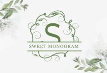 Sweet Monogram Font Poster 1