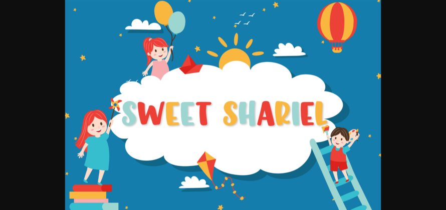 Sweet Shariel Font Poster 3