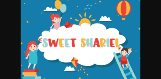 Sweet Shariel Font Poster 1