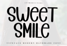 Sweet Smile Font Poster 1