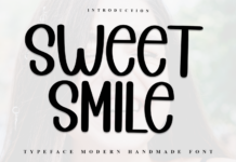 Sweet Smile Font Sweet Smile Font Poster 1