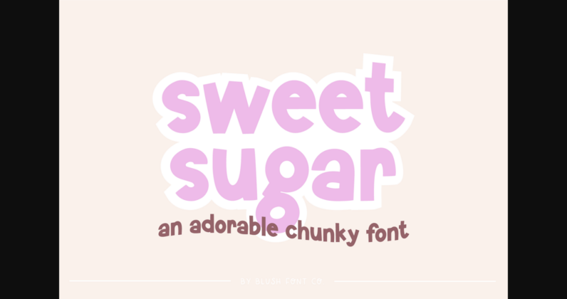 Sweet Sugar Font Poster 3