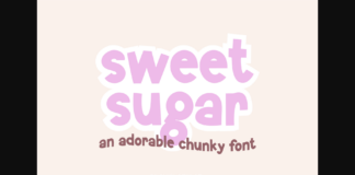 Sweet Sugar Font Poster 1