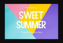Sweet Summer Font Poster 1