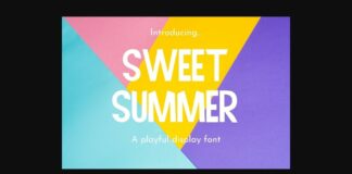 Sweet Summer Font Poster 1