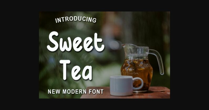 Sweet Tea Font Poster 3