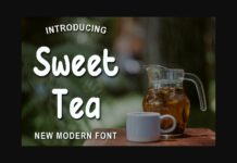 Sweet Tea Font Poster 1