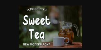 Sweet Tea Font Poster 1