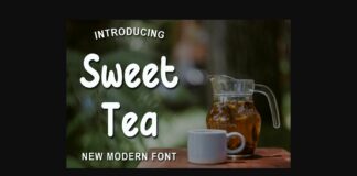 Sweet Tea Font Poster 1