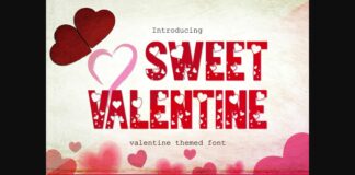 Sweet Valentine Font Poster 1