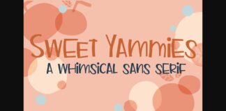 Sweet Yammies Font Poster 1
