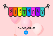 Sweet Yellow Font Poster 1