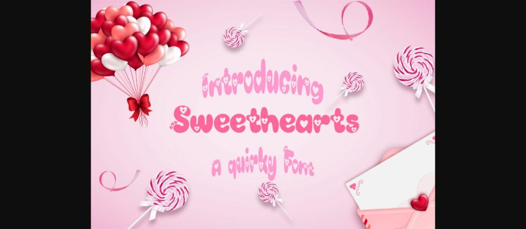 Sweethearts Font Poster 1