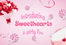 Sweethearts Font Poster 1