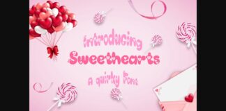 Sweethearts Font Poster 1