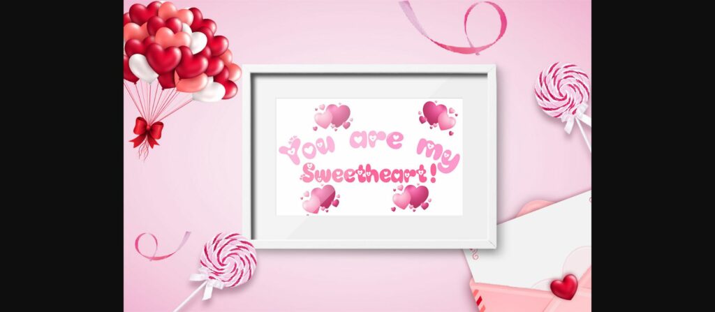 Sweethearts Font Poster 8