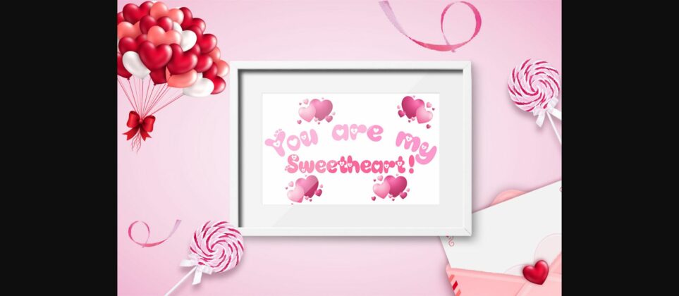 Sweethearts Font Poster 8
