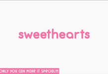 Sweethearts Font Poster 1