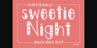Sweetie Night Font Poster 1