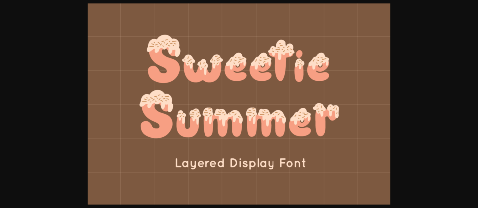 Sweetie Summer Font Poster 3