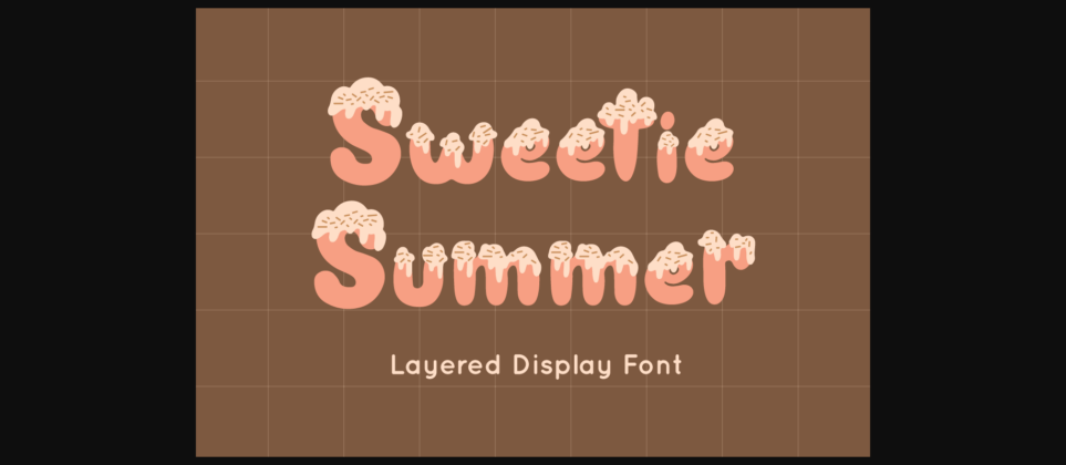 Sweetie Summer Font Poster 1