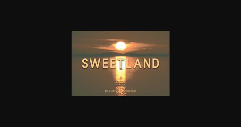 Sweetland Font Poster 3