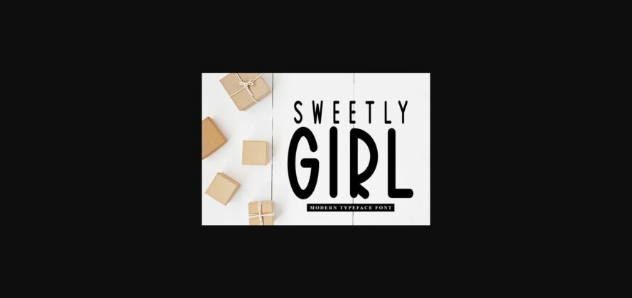 Sweetly Girl Font Poster 3
