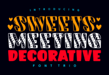 Sweets Meeting Font Poster 1