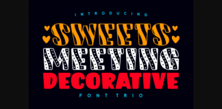 Sweets Meeting Font Poster 1