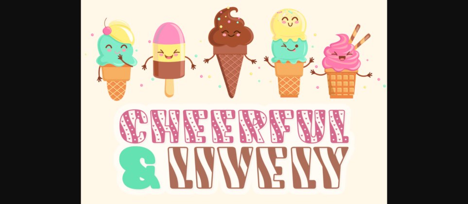 Sweets Meeting Font Poster 6