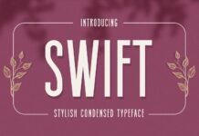 Swift Font Poster 1