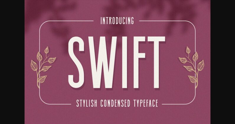 Swift Font Poster 1