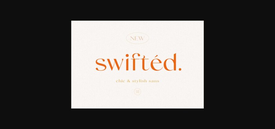 Swifted Font Poster 1