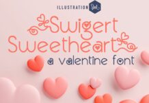 Swigert Sweetheart Font Poster 1