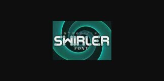 Swirler Font Poster 1