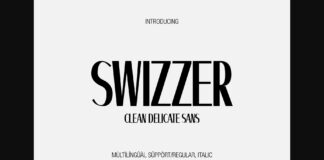 Swizzer Font Poster 1