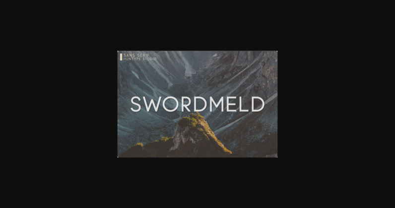 Swordmeld Font Poster 3
