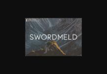 Swordmeld Font Poster 1