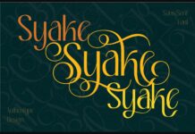 Syake Font Poster 1