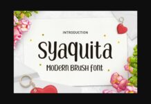 Syaquita Font Poster 1