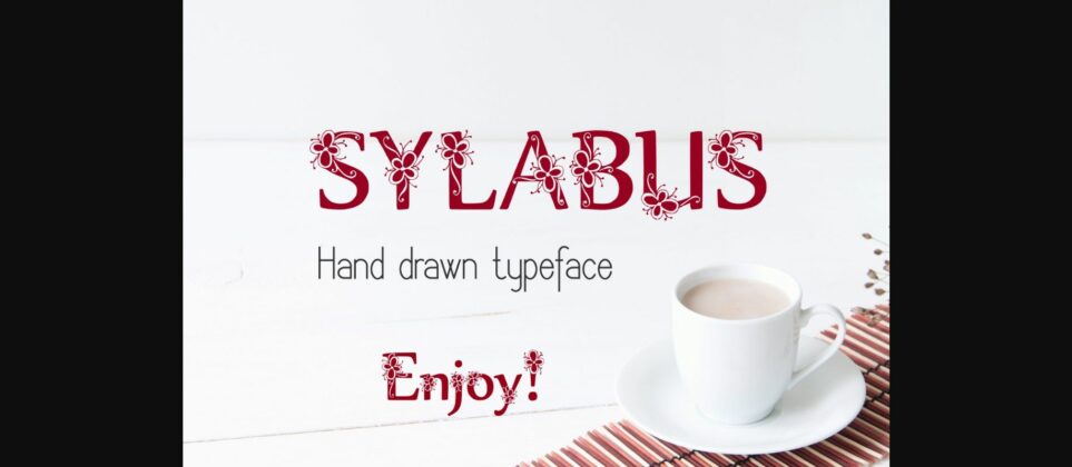 Sylabus Font Poster 4