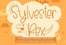 Sylvester Rex Font Poster 1