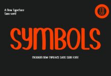 Symbols Font Poster 1