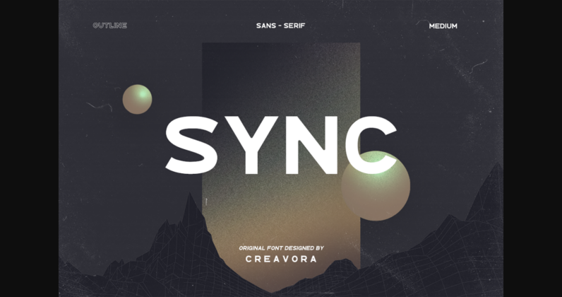Sync Font Poster 3