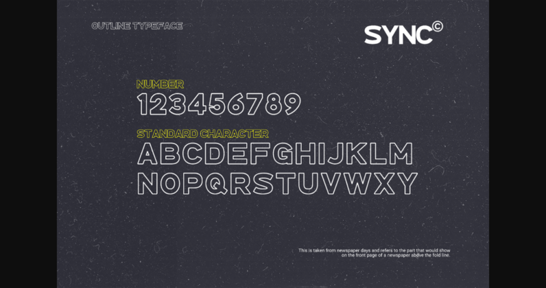 Sync Font Poster 9