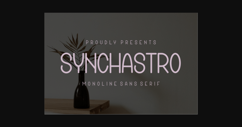 Synchastro Font Poster 3