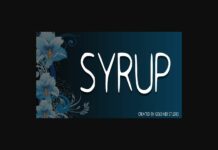 Syrup Font Poster 1