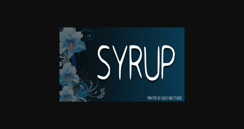 Syrup Font Poster 1