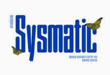 Sysmatic Font Poster 1